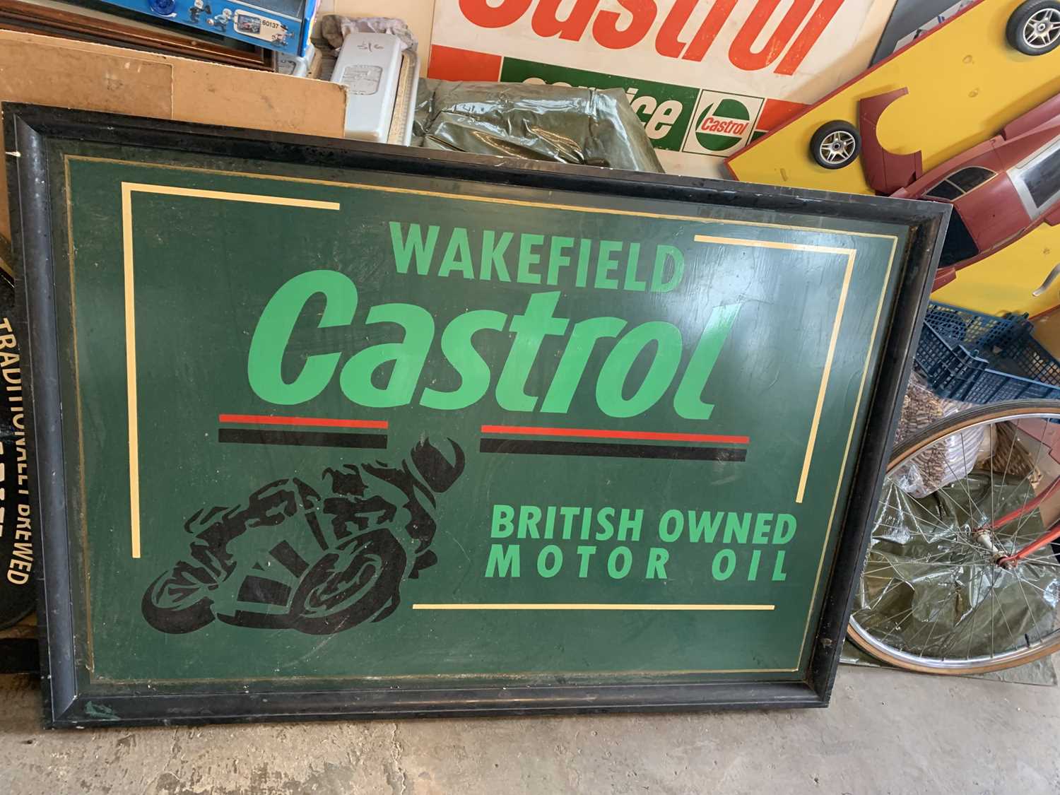 Lot 256 - LARGE METAL CASTROL MOTOR OIL SIGN