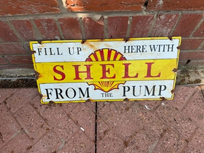 Lot 378 - SHELL PRINT FROM THE PUMP  21" X 10"