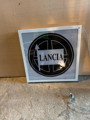 Lot 466 - LANCIA LIGHT UP SIGN 24" X 24"