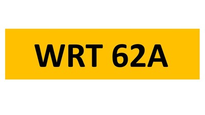 Lot 116-15 - REGISTRATION ON RETENTION - WRT 62A