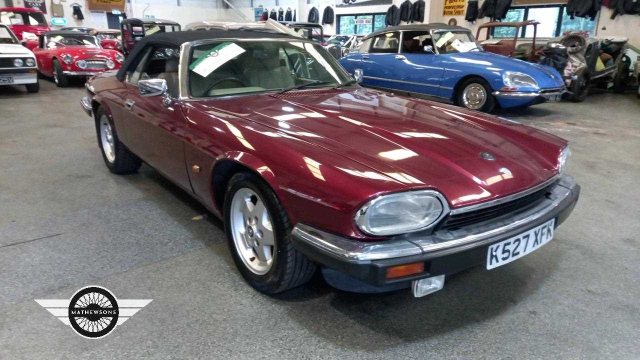 Lot 585 - 1992 JAGUAR XJ-S CONVERTIBLE AUTO