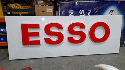 Lot 769 - ESSO FUEL STATION ALUMINIUM SIGN 98" X 35"