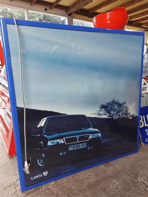 Lot 306 - LANCIA THEMA ILLUMINATED LIGHT BOX