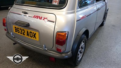 Lot 656 - 1984 AUSTIN MINI 25