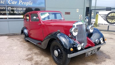 Lot 388 - 1937 ALVIS SILVER CREST