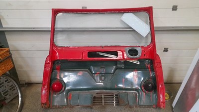 Lot 296 - FORD 400E/ THAMES 15  VAN FRONT END WALL ART