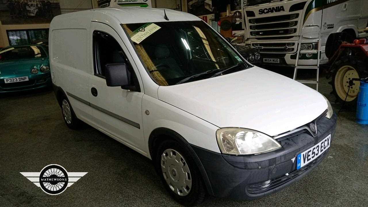 Lot 569 - 2003 VAUXHALL COMBO 1700 DI