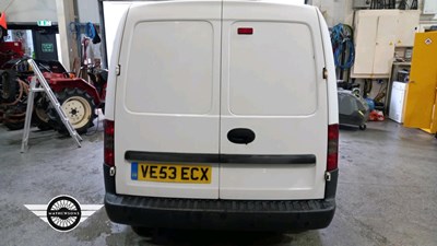 Lot 569 - 2003 VAUXHALL COMBO 1700 DI