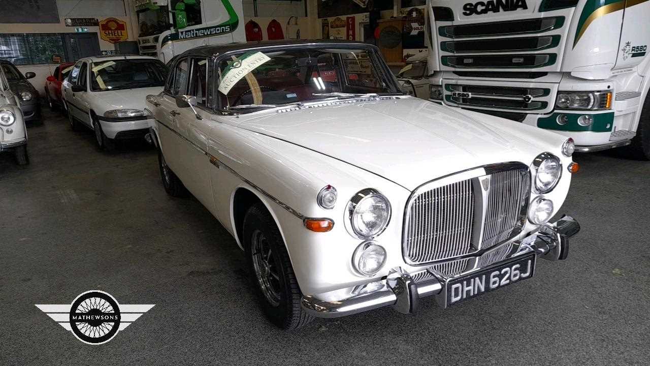 Lot 806 - 1970 ROVER 3500