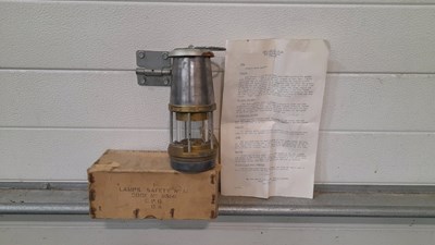 Lot 249 - G.P.O PARAFFIN SAFETY LANTERN 1965