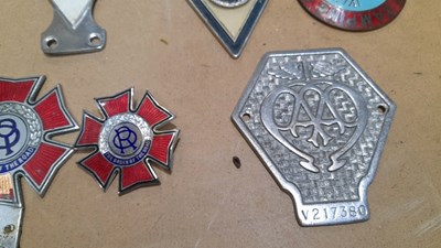Lot 245 - ASSORTMENT OF CAR BADGES