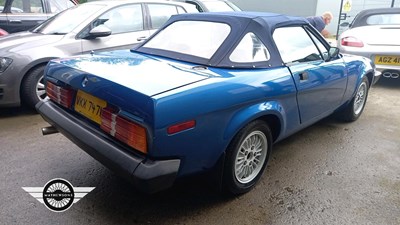 Lot 380 - 1981 TRIUMPH TR7 CONVERTIBLE AUTOMATIC