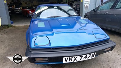 Lot 380 - 1981 TRIUMPH TR7 CONVERTIBLE AUTOMATIC