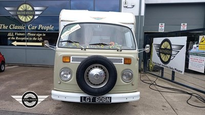 Lot 193 - 1975 VOLKSWAGEN JURGEN AUTOVILLA