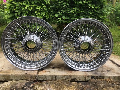 Lot 777 - CHROME SPOKED WHEELS 4 no