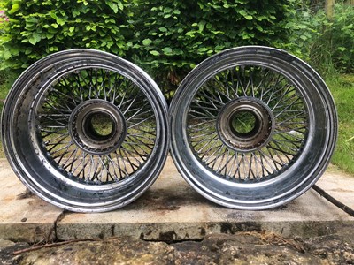 Lot 777 - CHROME SPOKED WHEELS 4 no