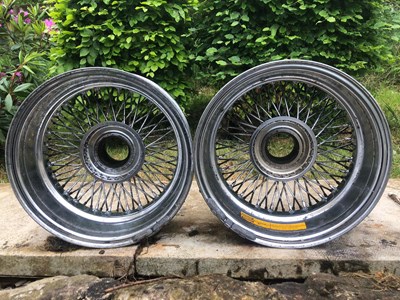 Lot 777 - CHROME SPOKED WHEELS 4 no