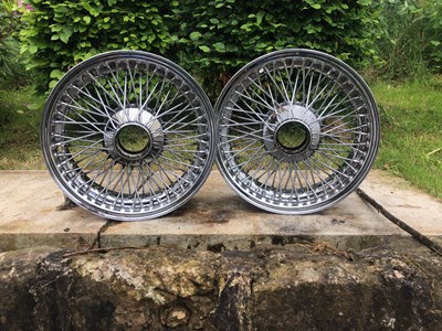 Lot 777 - CHROME SPOKED WHEELS 4 no