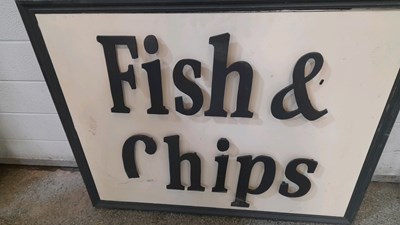 Lot 233 - HANGING , DOUBLE SIDED, SIGN WITH BRACKET, MOBILOIL TIN AND JAGUAR MASCOT