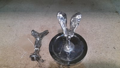 Lot 558 - 2X ROLLS ROYCE SPIRIT OF ECSTASY STATUES