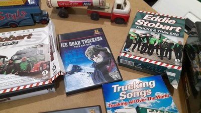 Lot 645 - BOX OF ASSORTED MODELS,DVD'S AND BOOKS