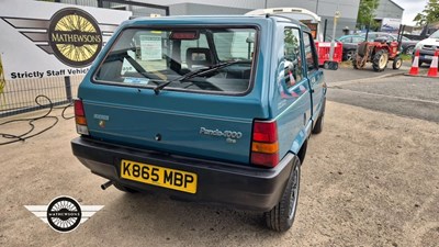 Lot 363 - 1992 FIAT PANDA 1000 CLX IE