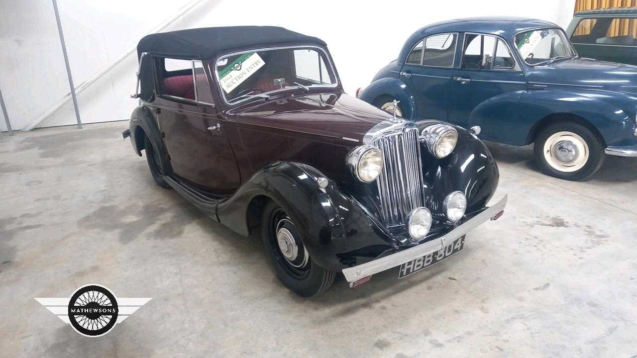 Lot 428 - 1939 SUNBEAM TALBOT 10