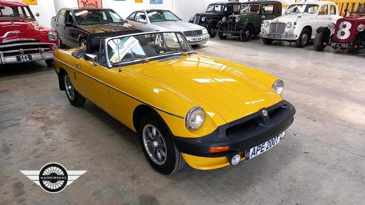 Lot 6 - 1979 MG B