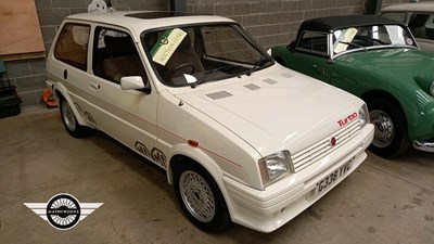 Lot 28 - 1989 ROVER METRO MG TURBO