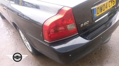 Lot 838 - 2004 VOLVO S80 T6 SE GEARTRONIC