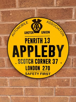 Lot 11 - SMALL APPLEBY ROUND SIGN  16" DIA