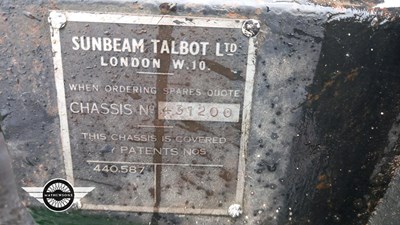 Lot 182 - 1946 SUNBEAM TALBOT