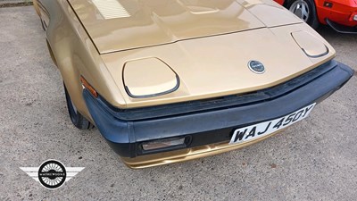 Lot 118 - 1982 TRIUMPH TR7