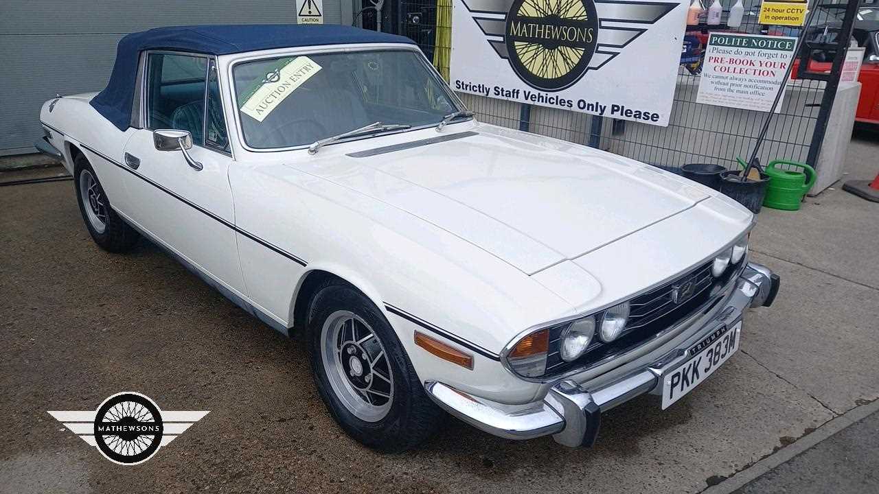 Lot 136 - 1974 TRIUMPH STAG