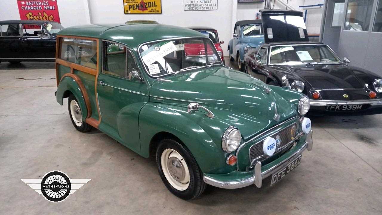 Lot 156 - 1966 MORRIS MINOR 1000