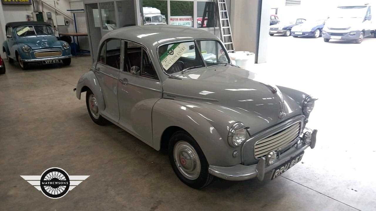 Lot 9 - 1955 MORRIS MINOR