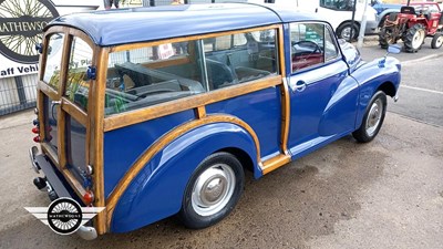 Lot 894 - 1963 MORRIS MINOR TRAVELLER