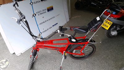 Lot 65 - MK3 RALEIGH CHOPPER , THE HOT ONE ( RED )  UCL90701209