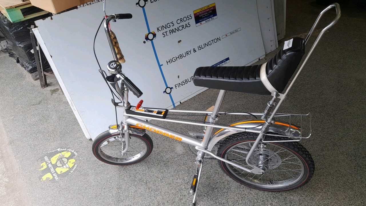 Silver Raleigh Chopper Lot 47 - MK2 RALEIGH CHOPPER, QUICK SILVER, 1980