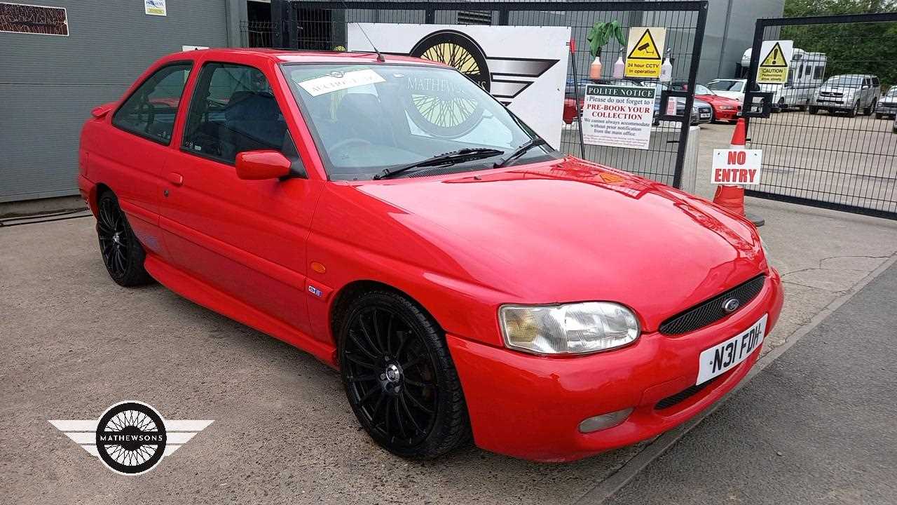 Lot 276 - 1996 FORD ESCORT RS2000