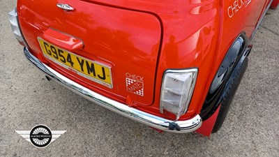 Lot 598 - 1990 ROVER MINI RACG FLAME CHECKMATE