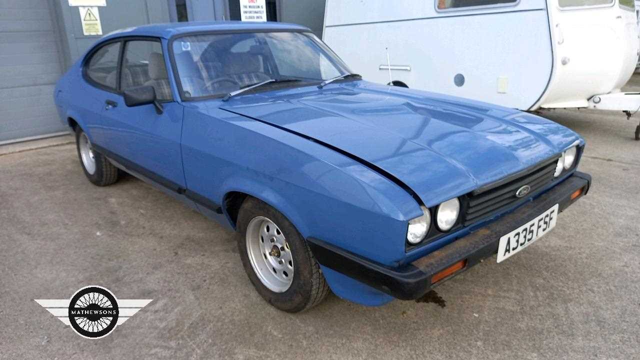 Lot 296 - 1984 FORD CAPRI LS 4SPD