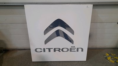 Lot 64 - CITROEN DEALER SIGN - ALL PROCEEDS TO CHARITY