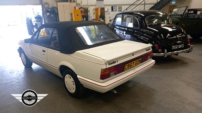 Lot 66 - 1986 VAUXHALL CAVALIER 1.8 CABRIO AUT