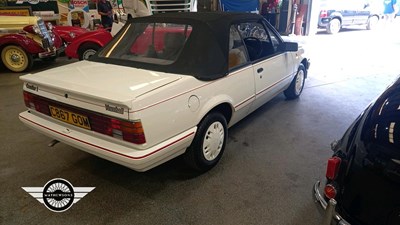 Lot 66 - 1986 VAUXHALL CAVALIER 1.8 CABRIO AUT