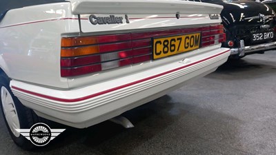 Lot 66 - 1986 VAUXHALL CAVALIER 1.8 CABRIO AUT