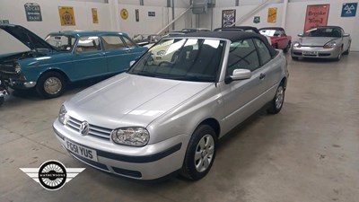 Lot 87 - 2001 VOLKSWAGEN GOLF CABRIOLET