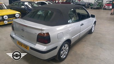 Lot 87 - 2001 VOLKSWAGEN GOLF CABRIOLET