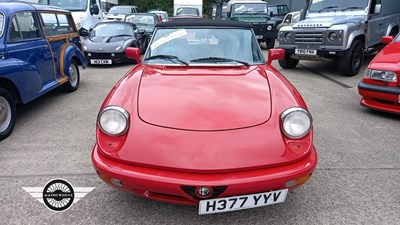 Lot 400 - 1991 ALFA ROMEO SPIDER