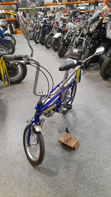 Lot 607 - MK3 RALEIGH CHOPPER METALIC BLUE SF40666785